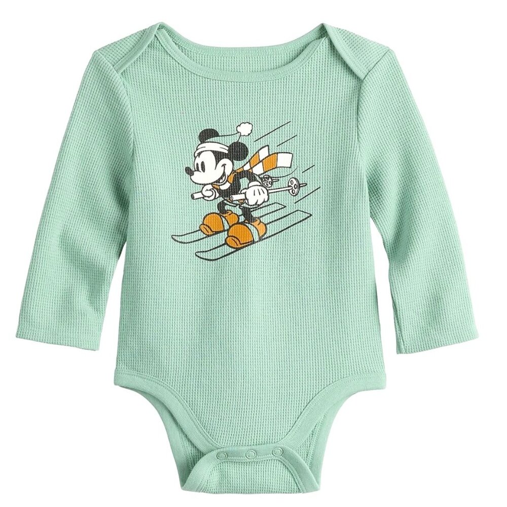 Disney's Mickey Mouse Baby Boy Thermal Bodysuit by Jumping Beans 6 mos